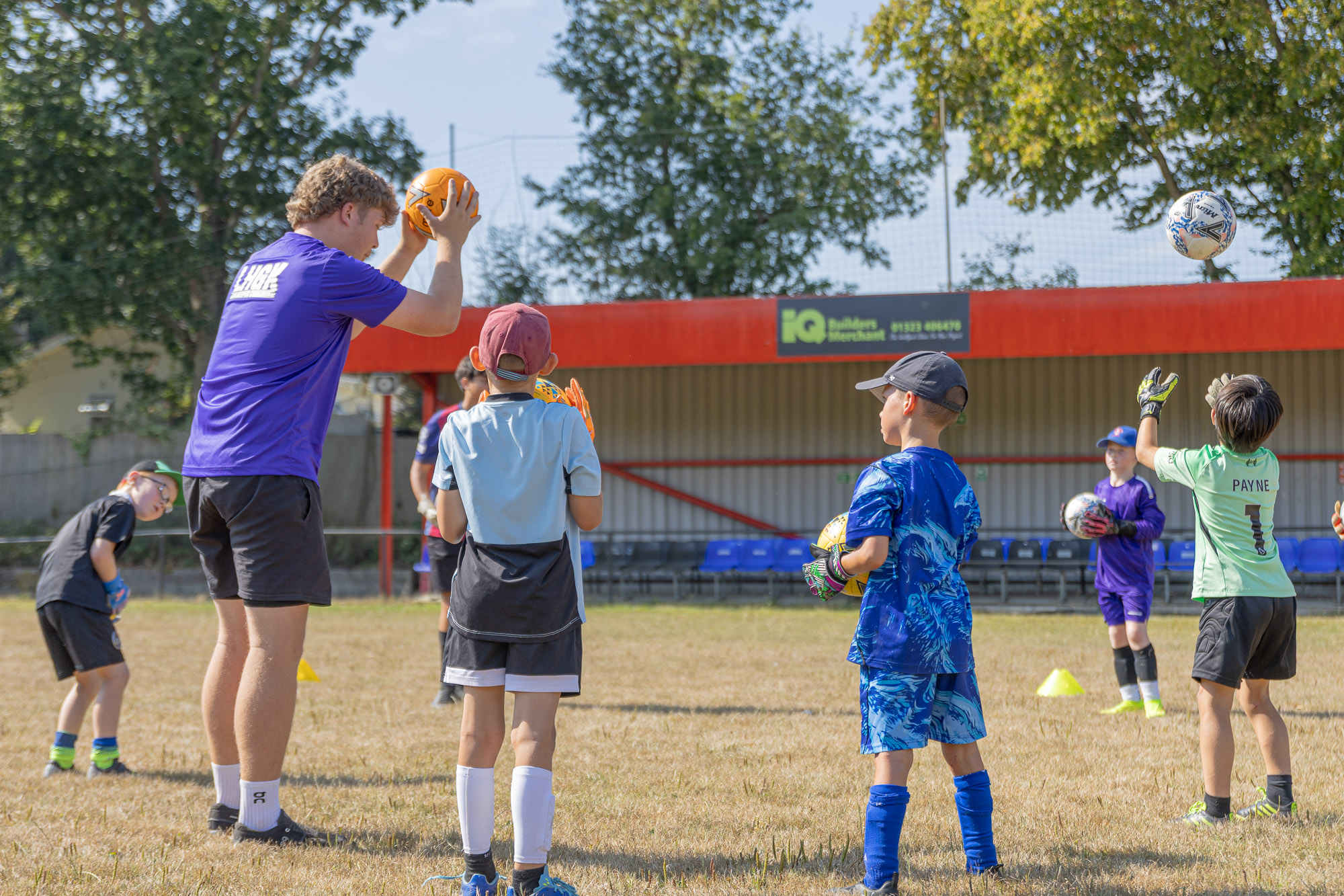 Goalkeeper training
