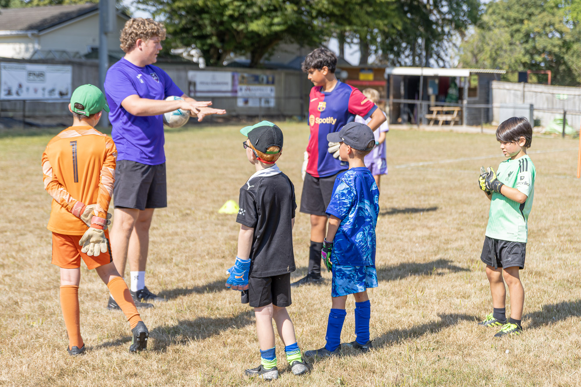 Goalkeeper training