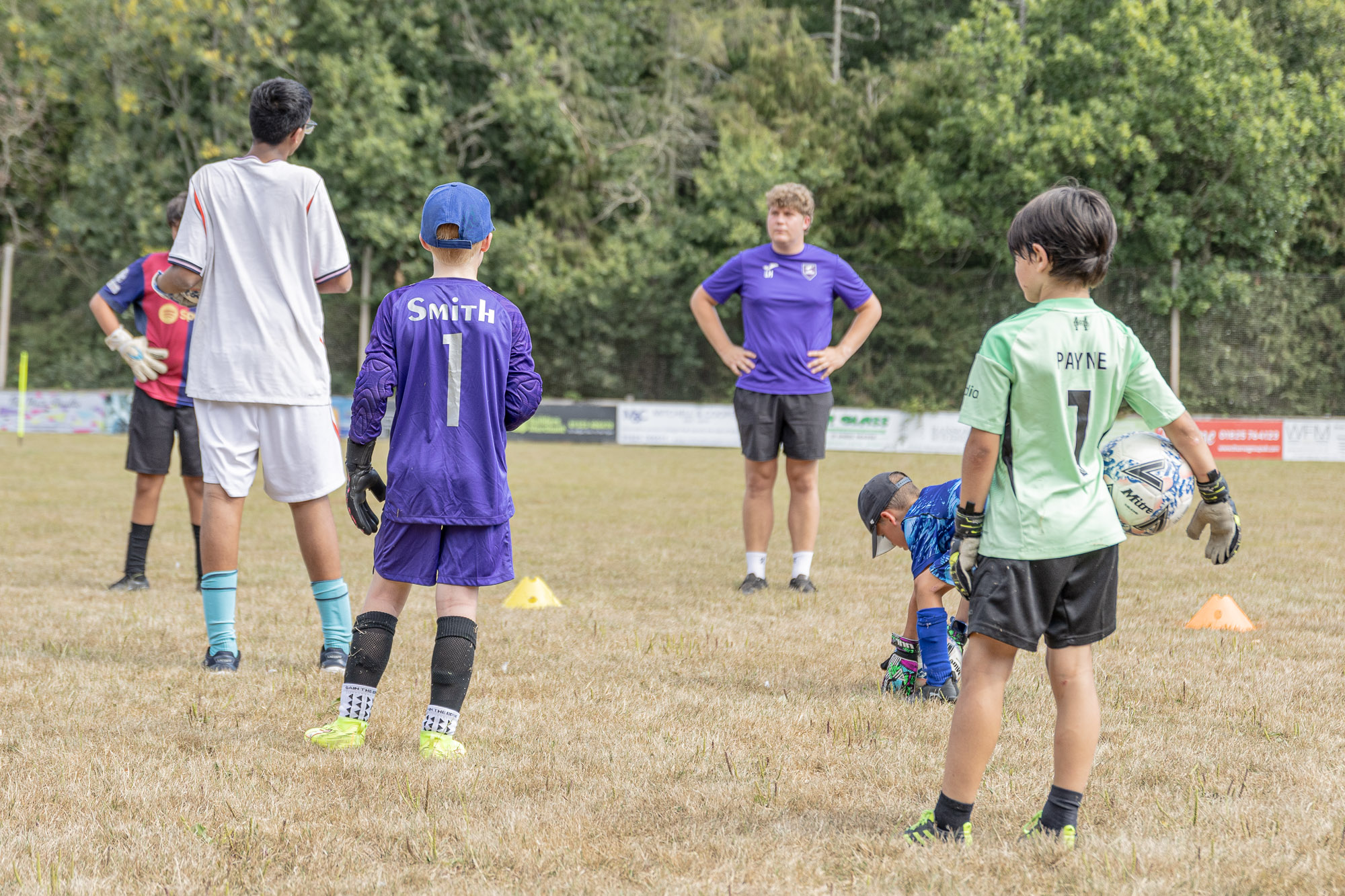 Goalkeeper training