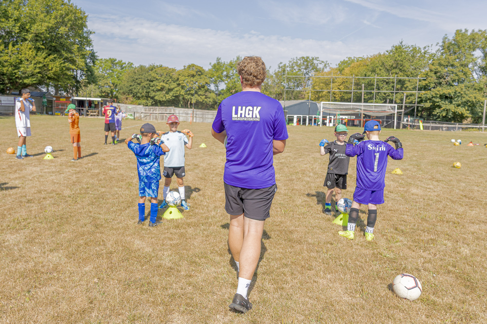 Goalkeeper training