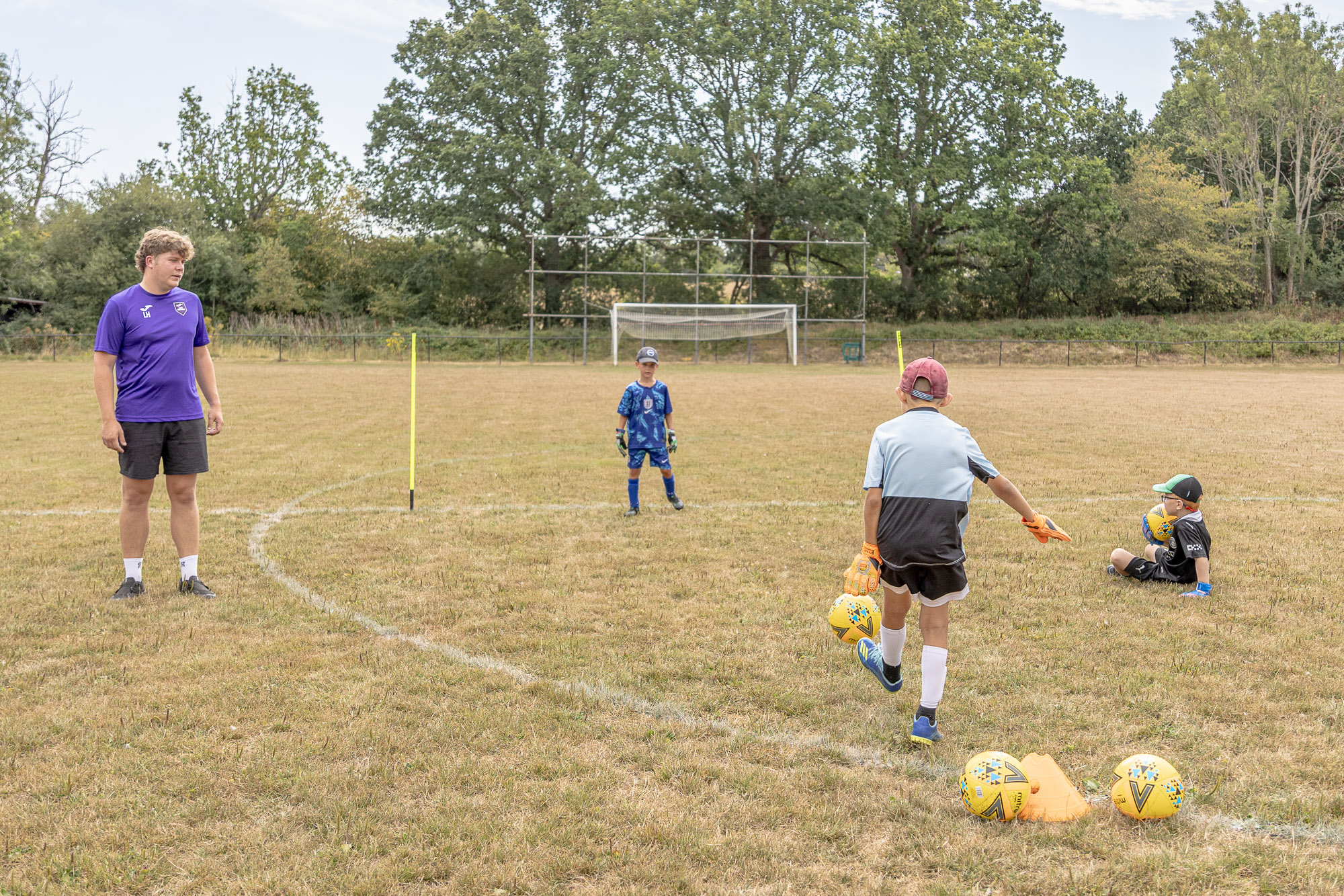Goalkeeper training