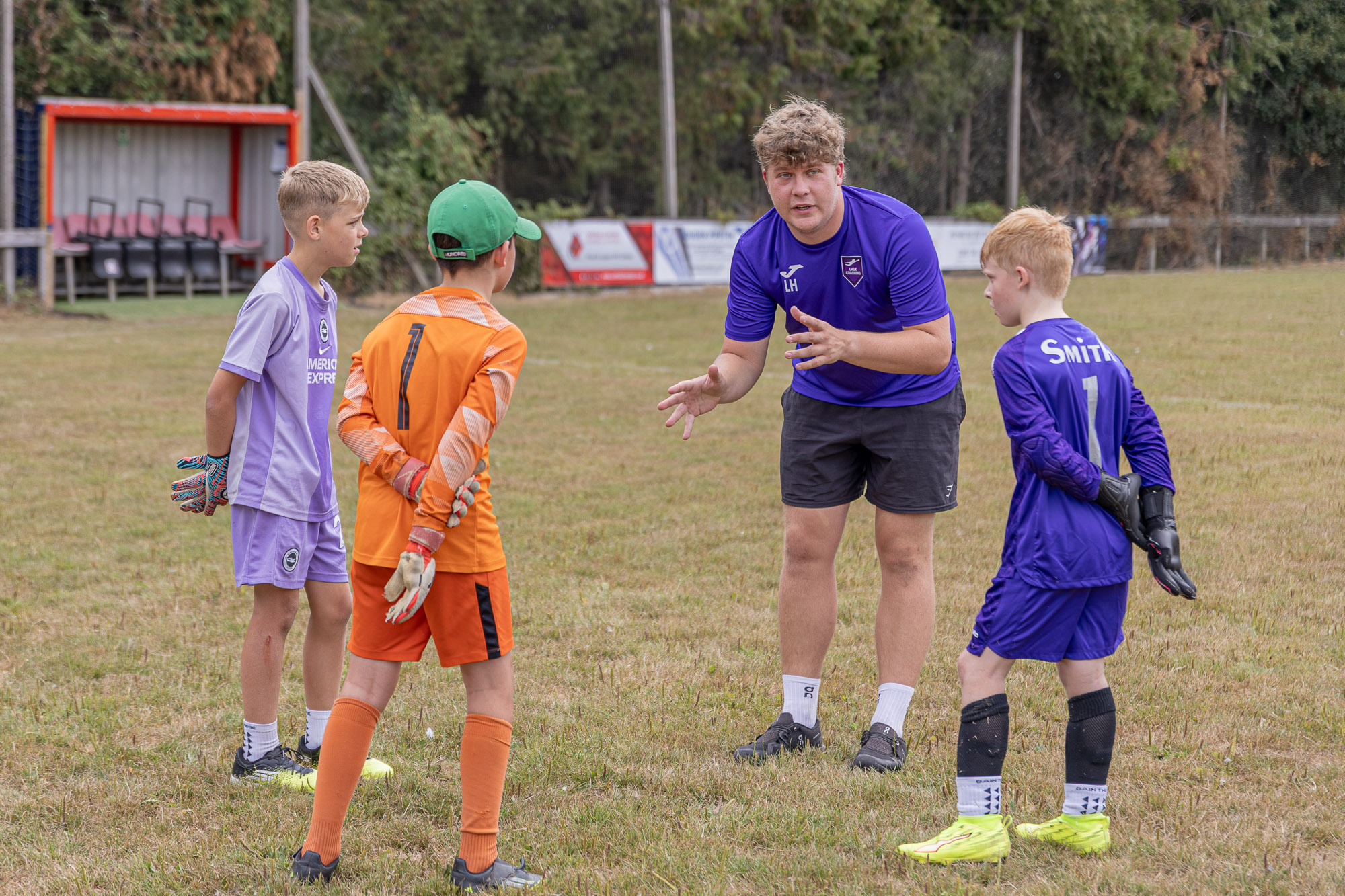 Goalkeeper training